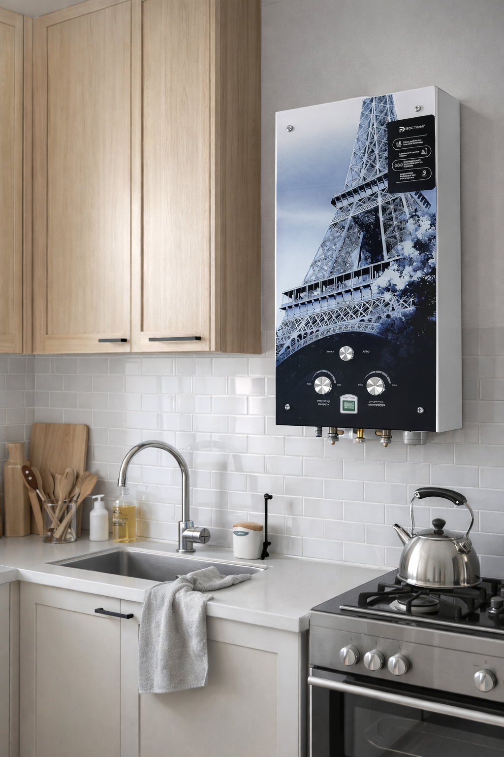 Газова колонка з картинкою — купи красу на кухню