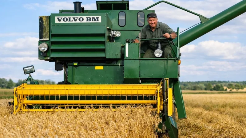 Комбайни Volvo: шведські помічники незламних українців